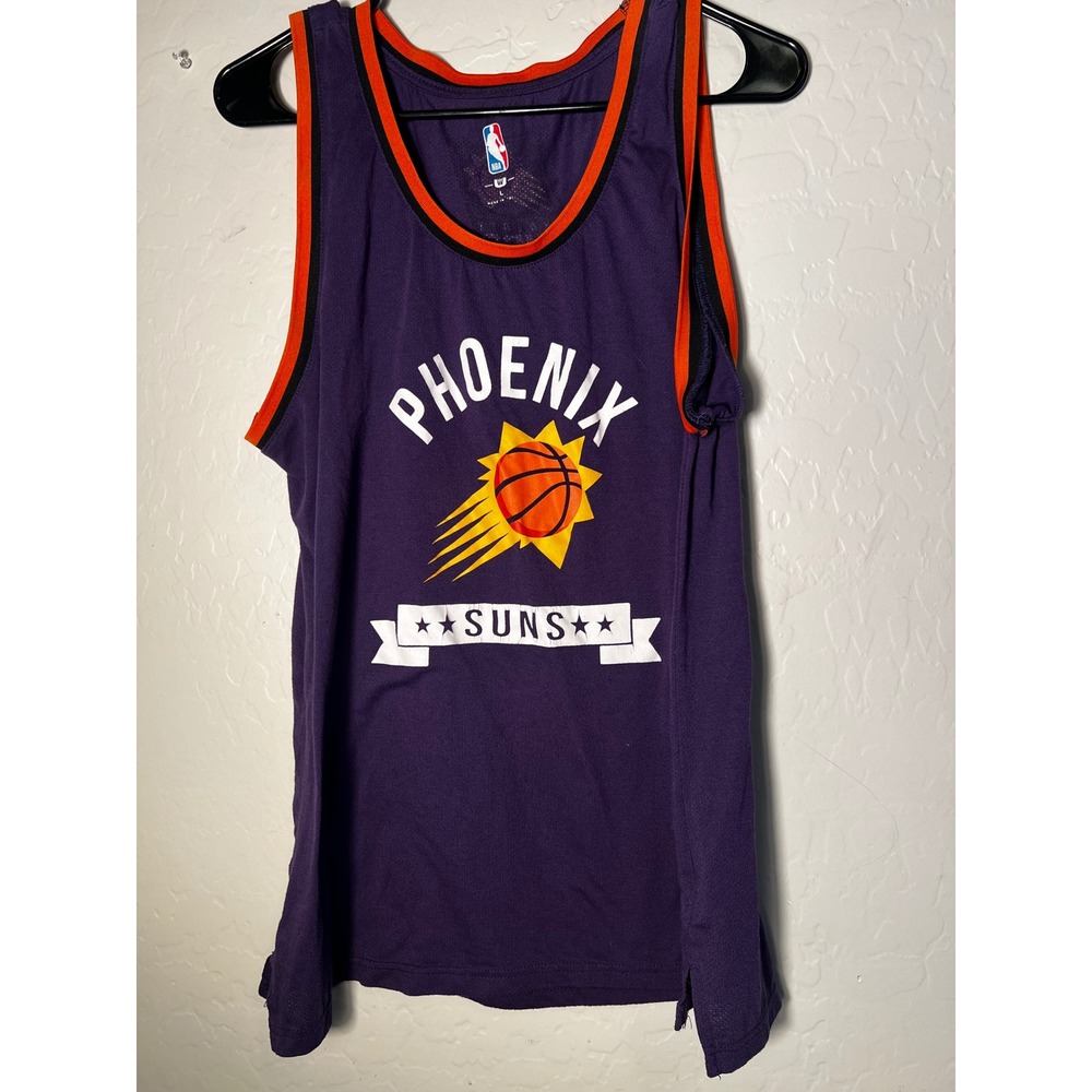 NBA Phoenix Suns Tank Top Mens Large Purple Basketball Jersey Sleeveless Shirt
